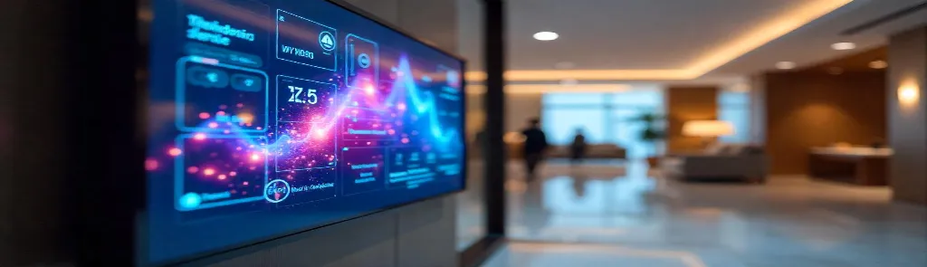 AL IMTEDAD's digital signage display