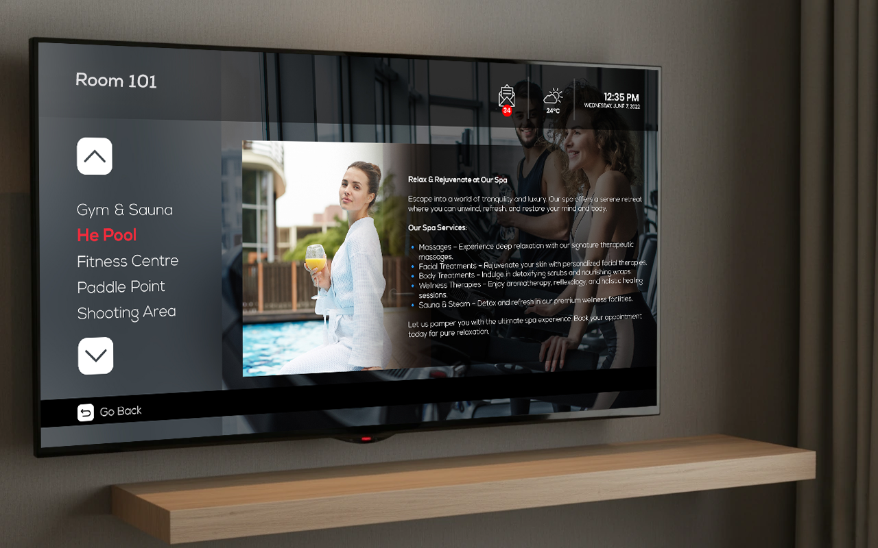 Hospitality TV Software for Smart Hotel TVs