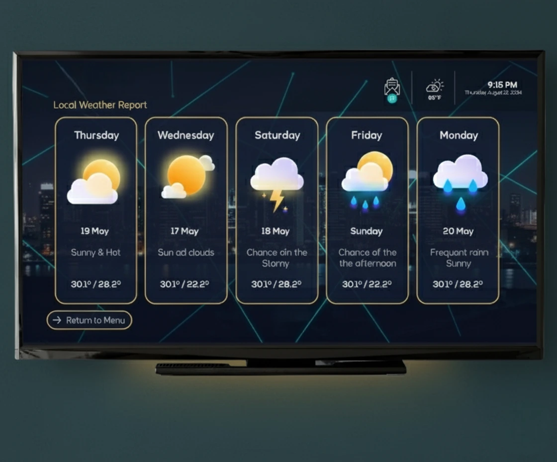 IPTV Software for Guest Room TV Experience