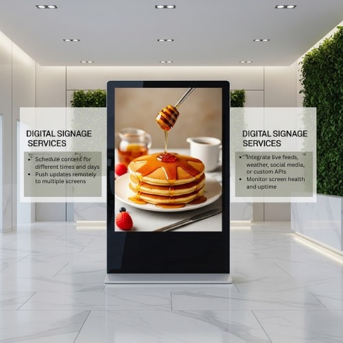 AL IMTEDAD’s Commercial digital screens for promotions