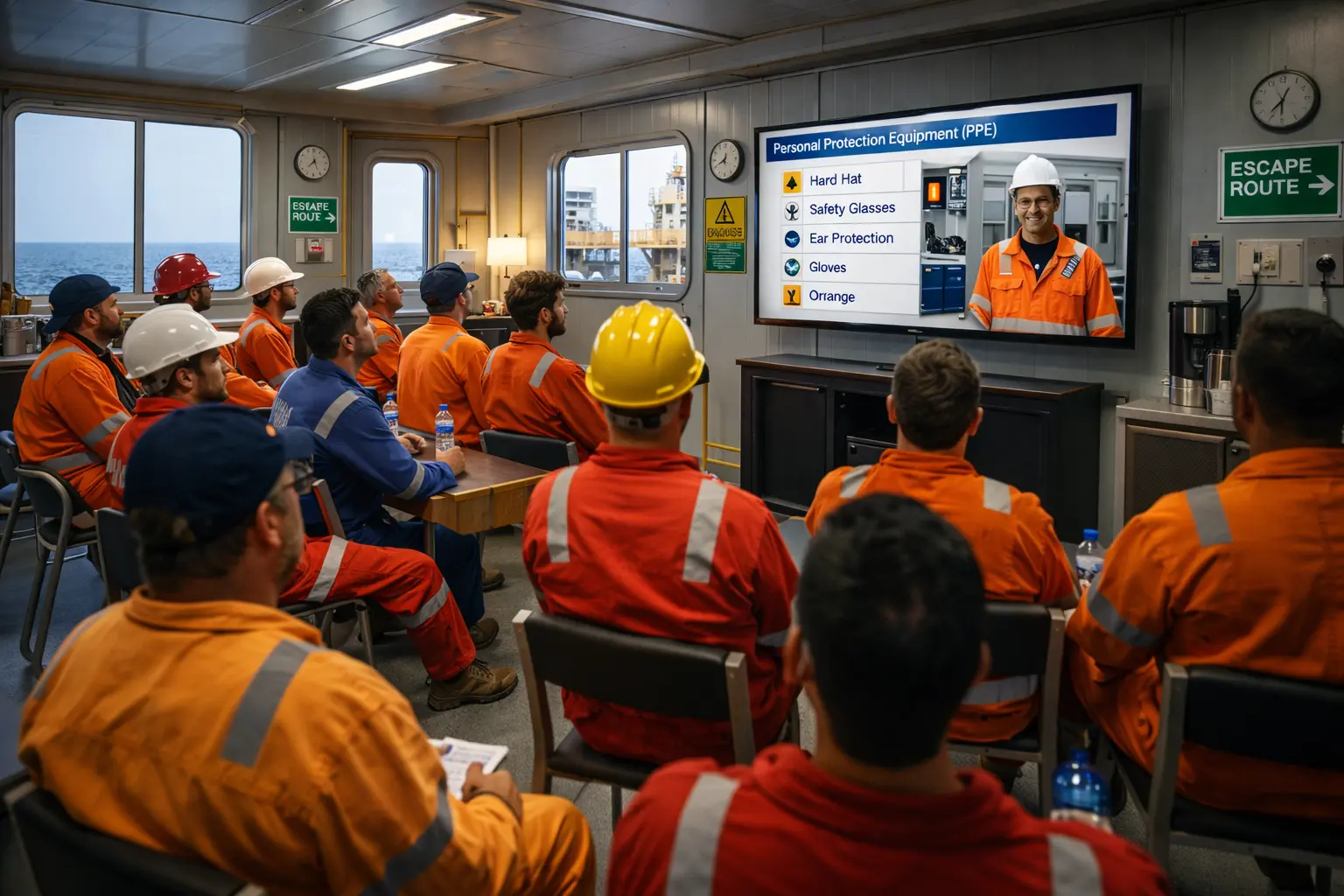 Industrial camp IPTV solution supporting construction camps