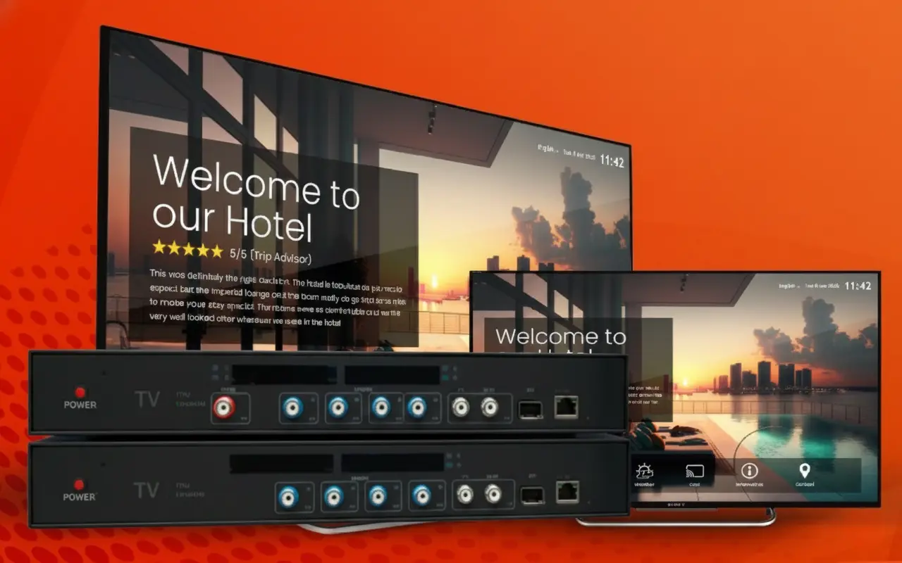 IPTV headend hardware integrated with IP network