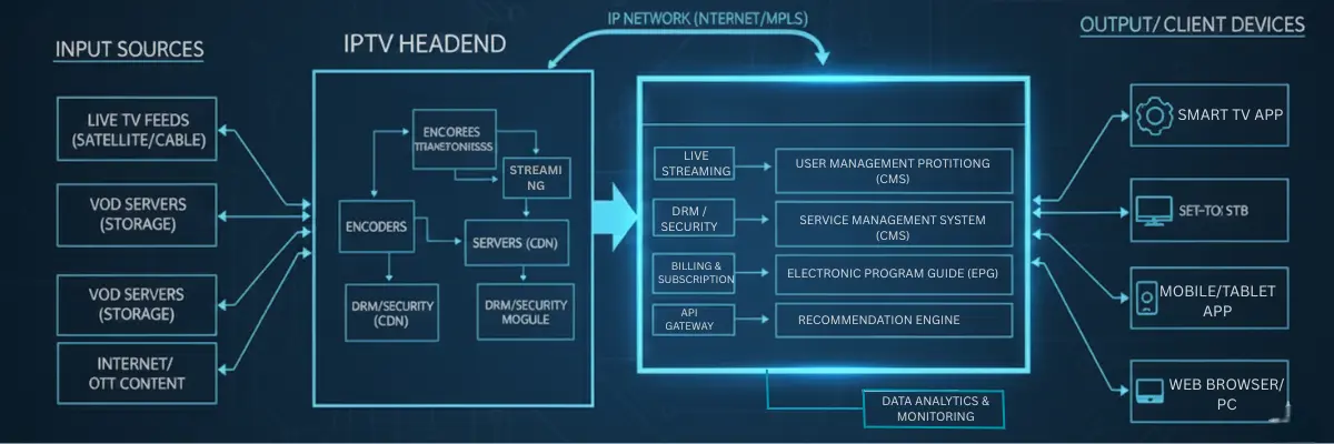 User-friendly IPTV middleware control panel