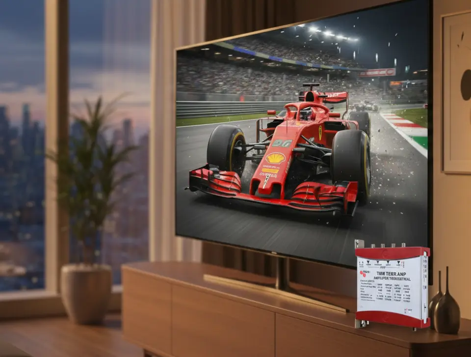 Multi-room SMATV TV distribution