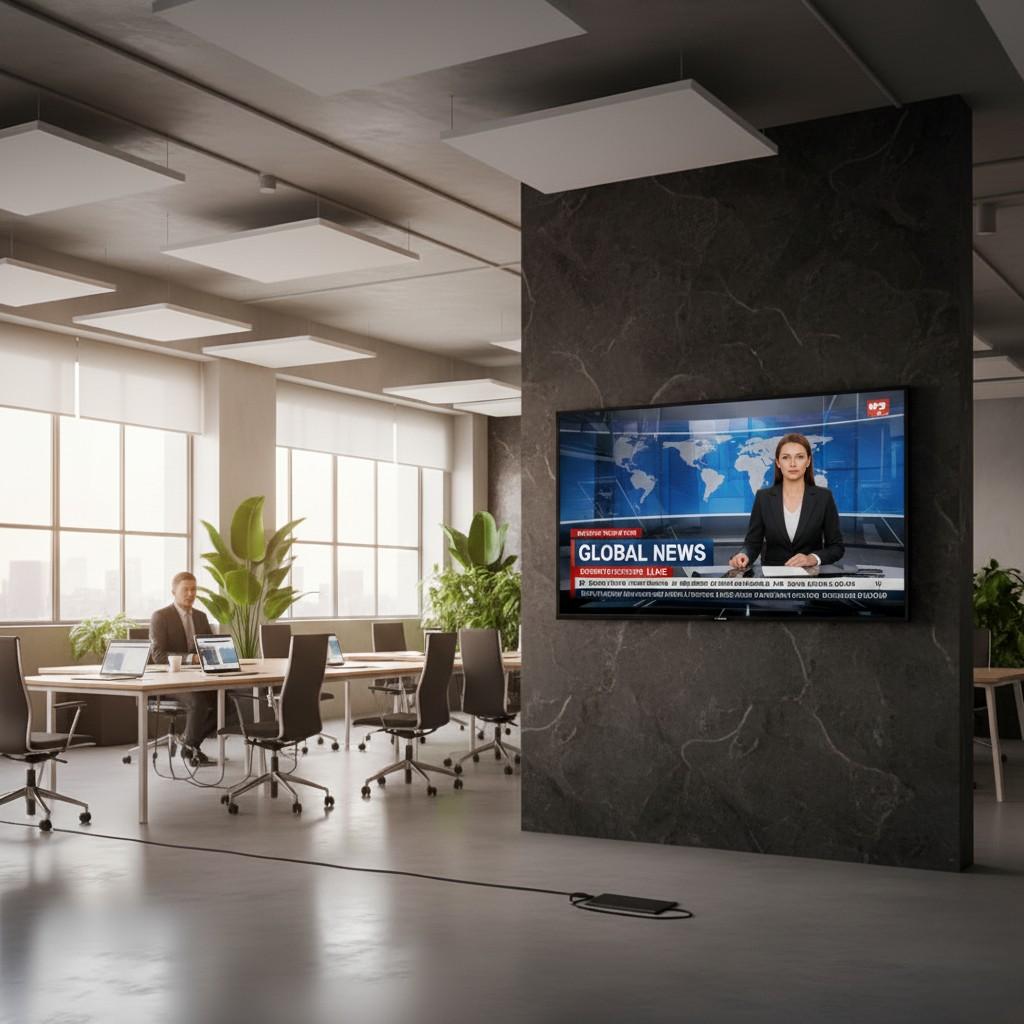 BUSINESS TV – Business SMATV display for workplaces.